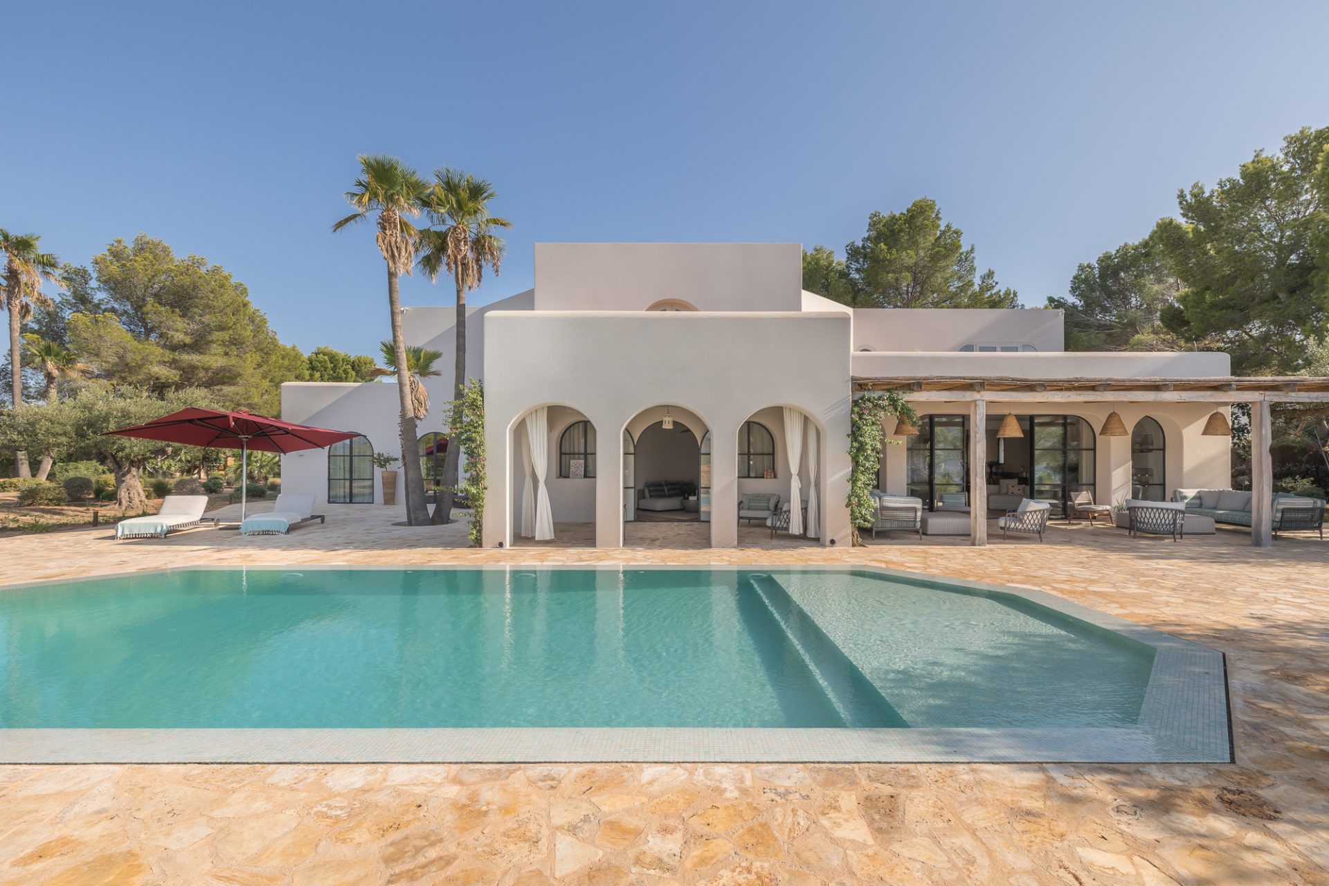 Luxury villa accommodation for corporate events in Ibiza