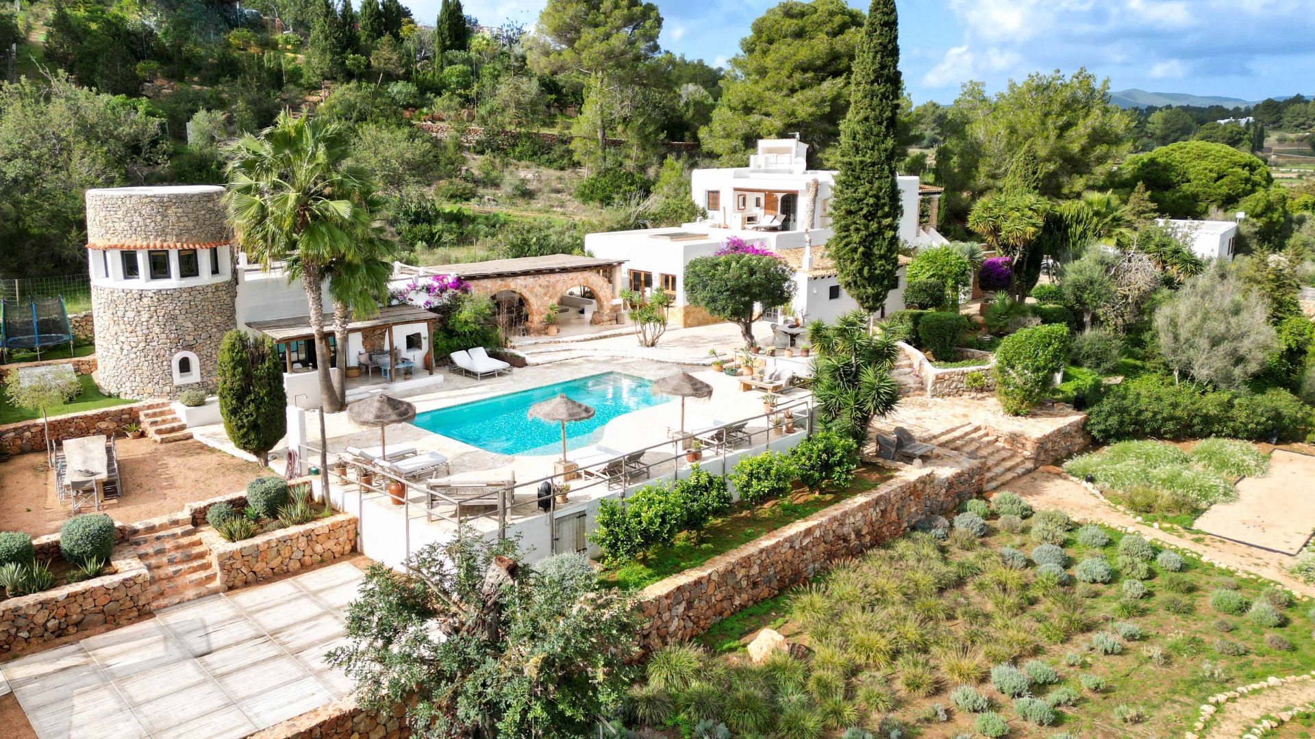 Luxury villa rental in Ibiza for high summer stays
